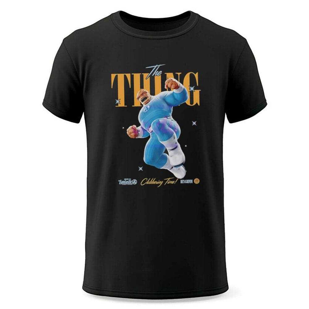 The Thing Ben Grimm Fantastic Four Clobberin Time Shirt The Thing Ben Grimm Fantastic Four Clobberin Time Shirt