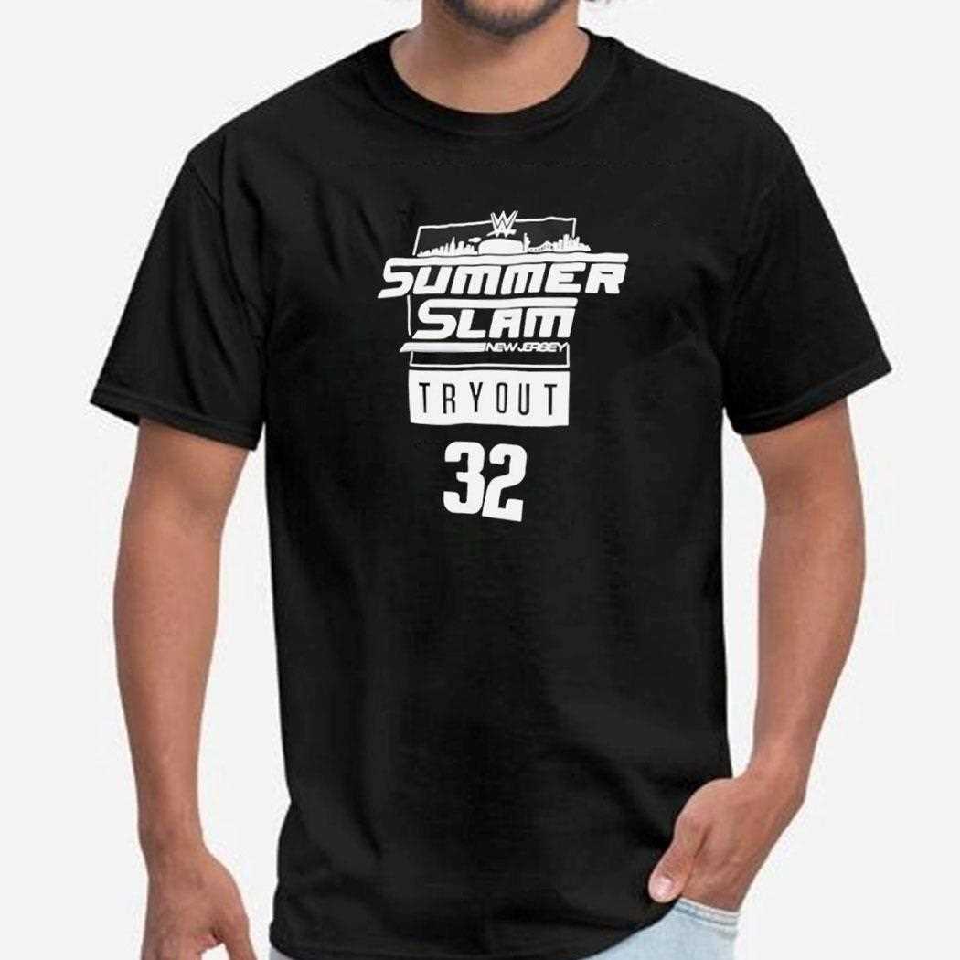 Wwe Summerslam Tryout 32 Shirt