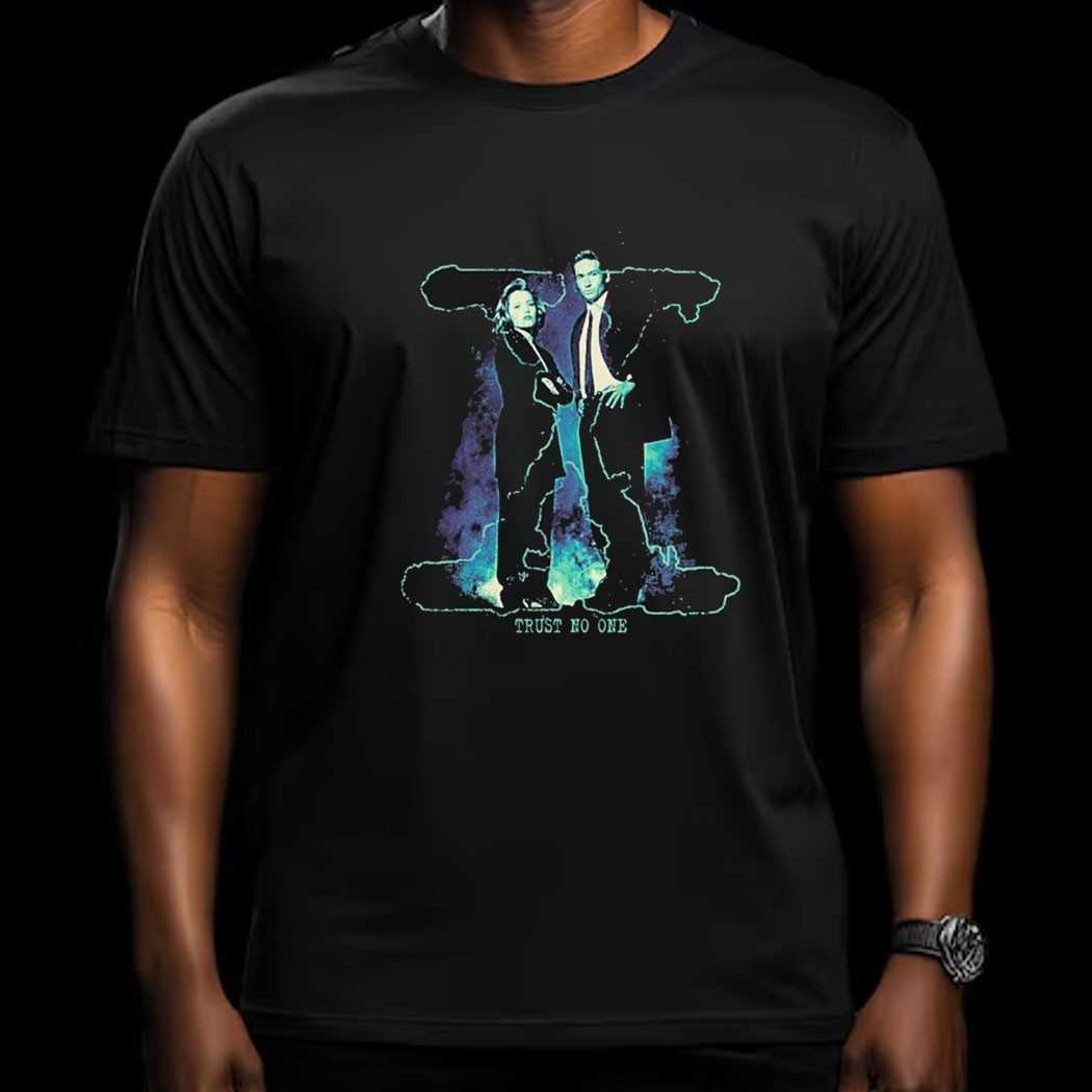 X The Files Truth No One Mulder And Scully Tv Promo Shirt