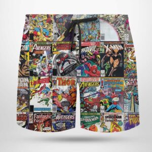 3 80s Marvel Comic Covers Hawaiian Shirt