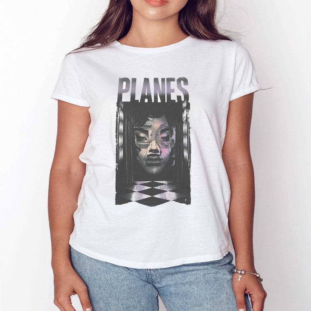 Paper Plane Surrealist Face Shirt Paper Plane Surrealist Face Shirt