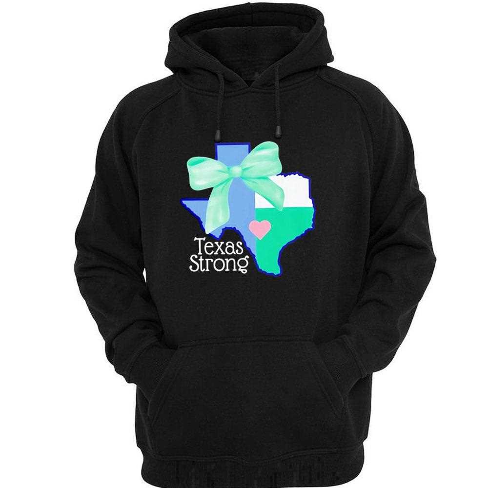 Texas Strong Green Bow Shirt Texas Strong Green Bow Shirt