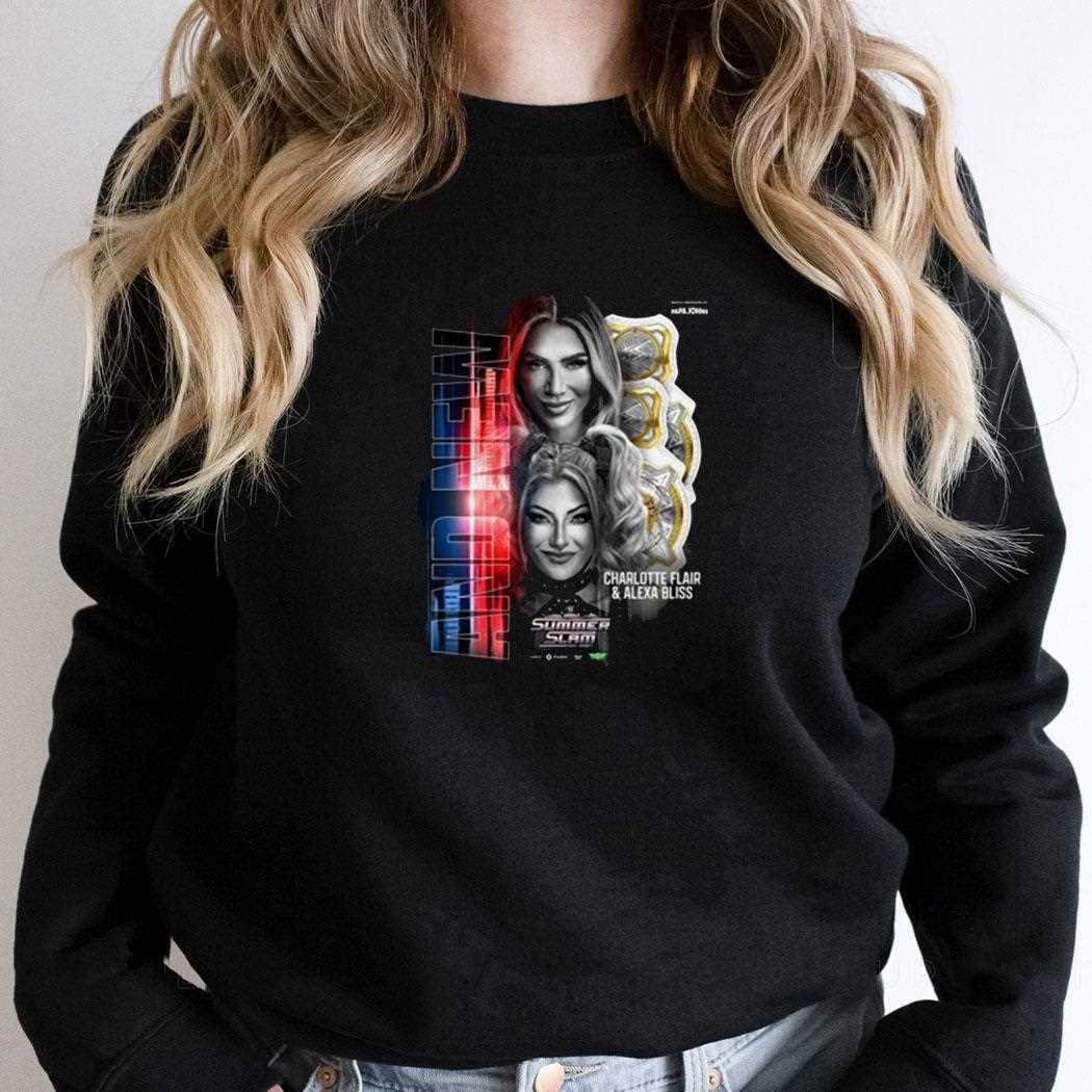 Alexa Bliss And Charlotte Flair Summer Slam Shirt Alexa Bliss And Charlotte Flair Summer Slam Shirt