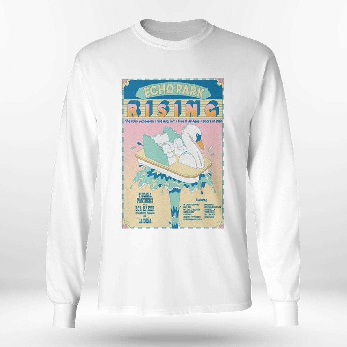 Echo Park Rising In Los Angeles Ca On August 16 2025 Shirt Echo Park Rising In Los Angeles Ca On August 16 2025 Shirt