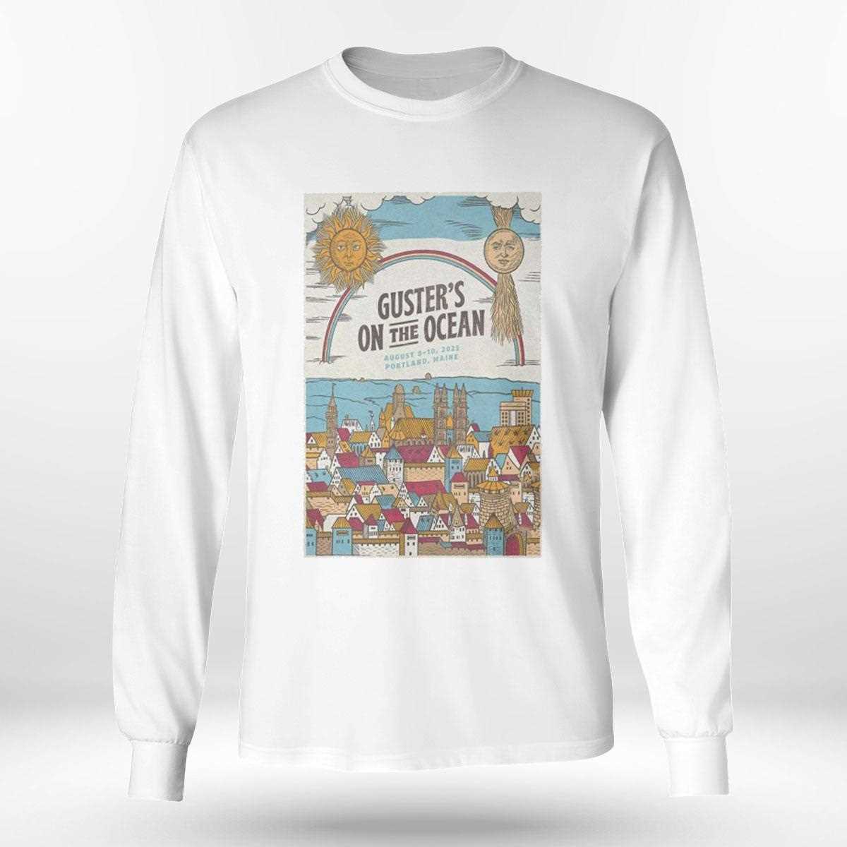 Guster On The Ocean August 8-10 2025 Thompsons Point Portland Maine Shirt Guster On The Ocean August 8-10 2025 Thompsons Point Portland Maine Shirt