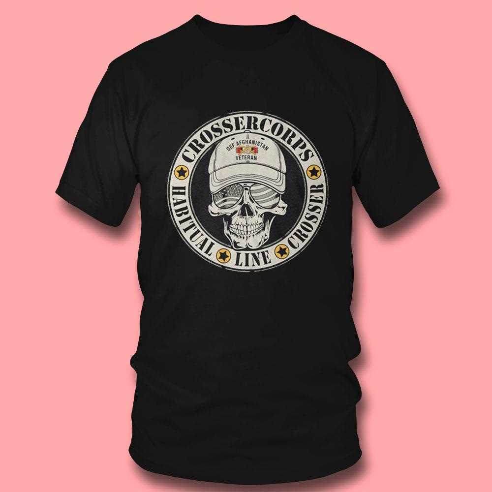 Habitual Linecrosser Crosser Corps Habitual Linecrosser Def Afghanistan Veteran Skull Logo Shirt Habitual Linecrosser Crosser Corps Habitual Linecrosser Def Afghanistan Veteran Skull Logo Shirt