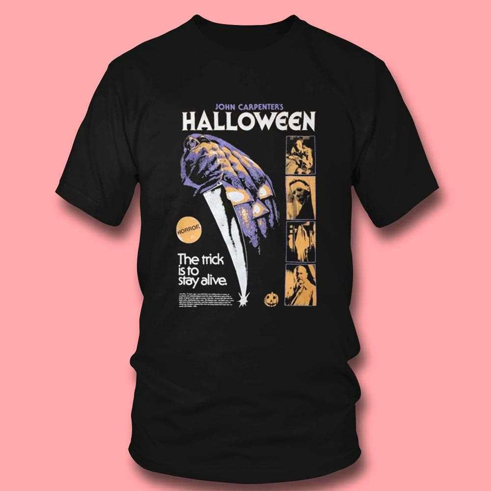 Halloween Stay Alive Tonal Shirt Halloween Stay Alive Tonal Shirt