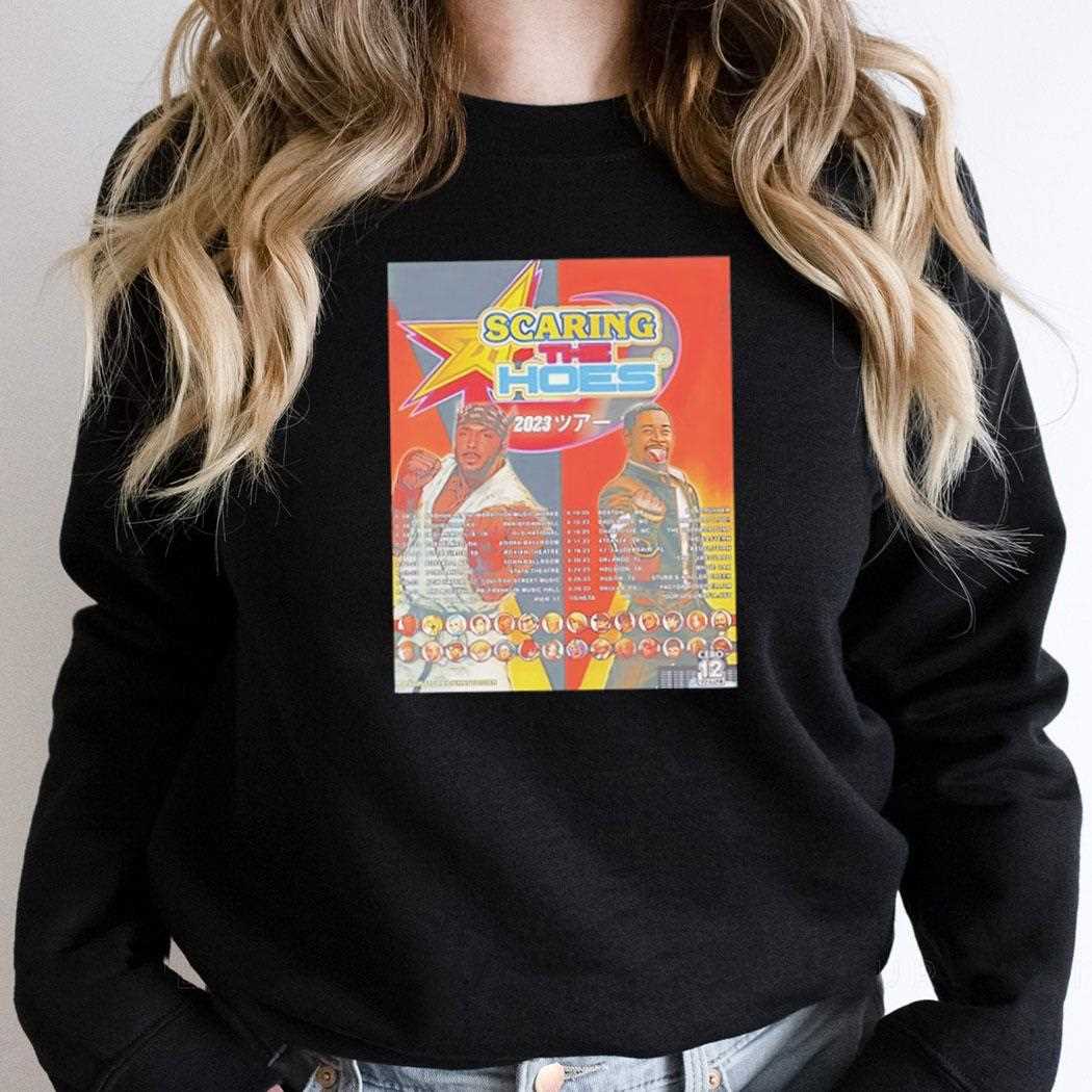 Jpegmafia And Danny Brown Drop Tour Scaring The Hoes Poster 2023 Shirt Jpegmafia And Danny Brown Drop Tour Scaring The Hoes Poster 2023 Shirt