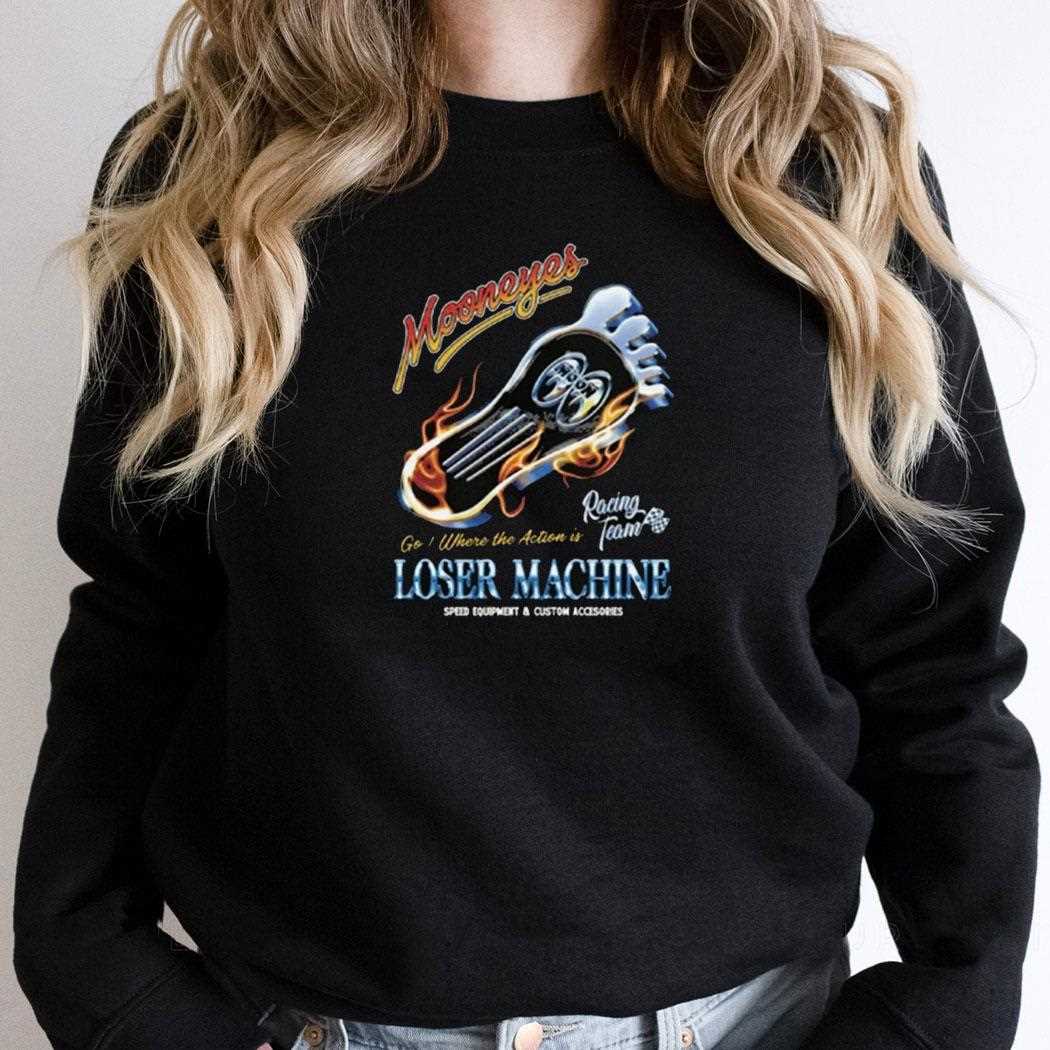 Loser Machine Company Mooneyes Red Hot Stock Shirt Loser Machine Company Mooneyes Red Hot Stock Shirt