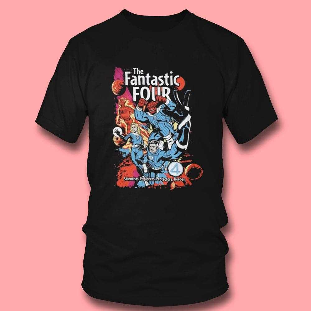 Marvel The Fantastic Four Comic Book Shirt Marvel The Fantastic Four Comic Book Shirt