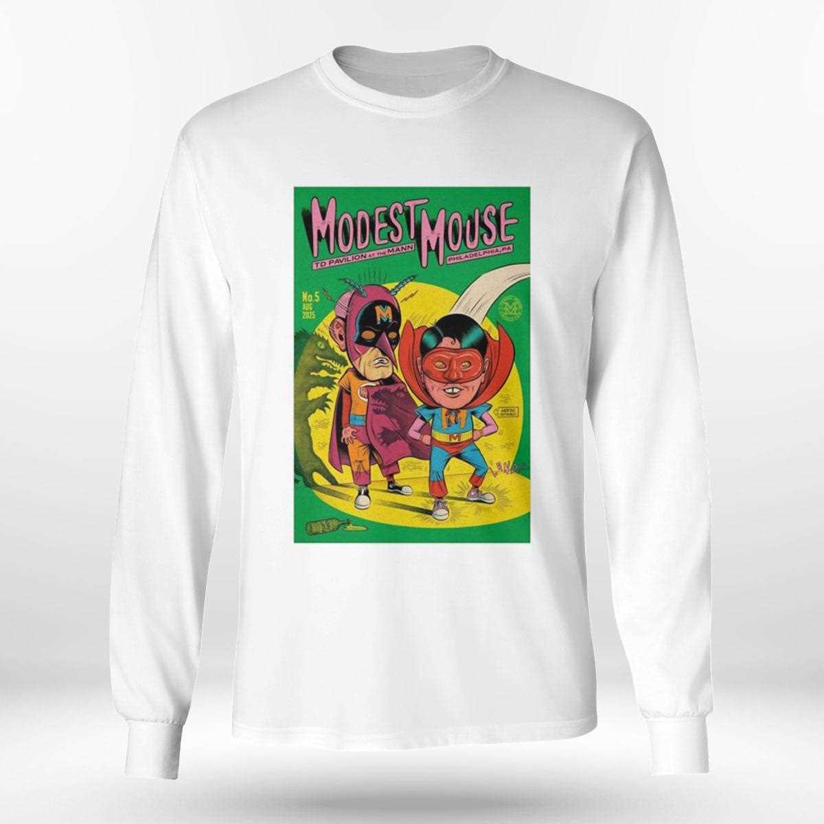 Modest Mouse Td Pavilion At The Mann August 5 2025 Philadelphia Pa Tour Shirt Modest Mouse Td Pavilion At The Mann August 5 2025 Philadelphia Pa Tour Shirt