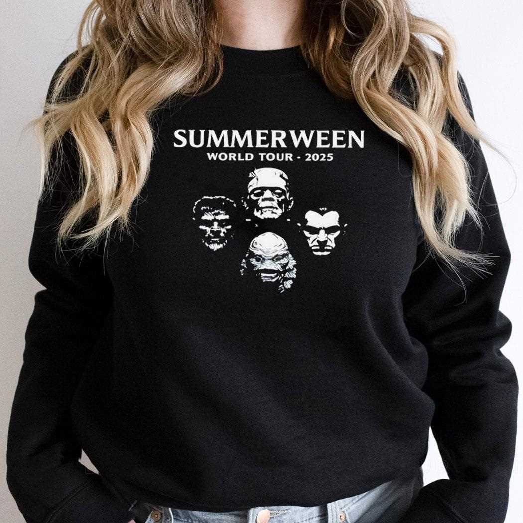 Monsters Halloween Summerween World Tour 2025 Shirt Monsters Halloween Summerween World Tour 2025 Shirt