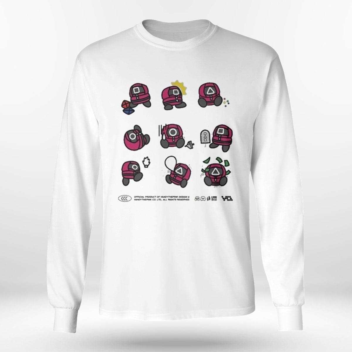Official Squid Game X Vandythepink Guards Shirt Official Squid Game X Vandythepink Guards Shirt