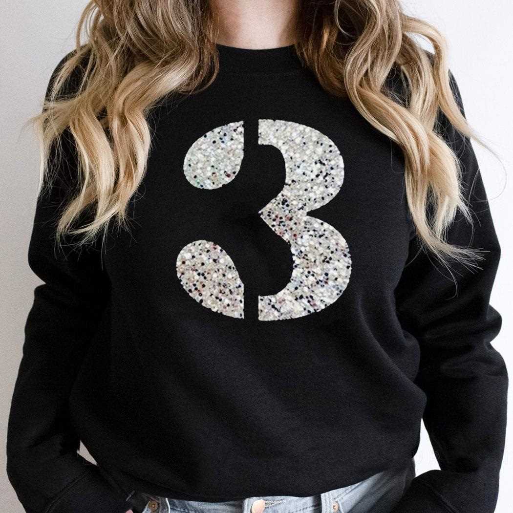 Olivia Rodrigo Sparkly 3 Shirt Olivia Rodrigo Sparkly 3 Shirt