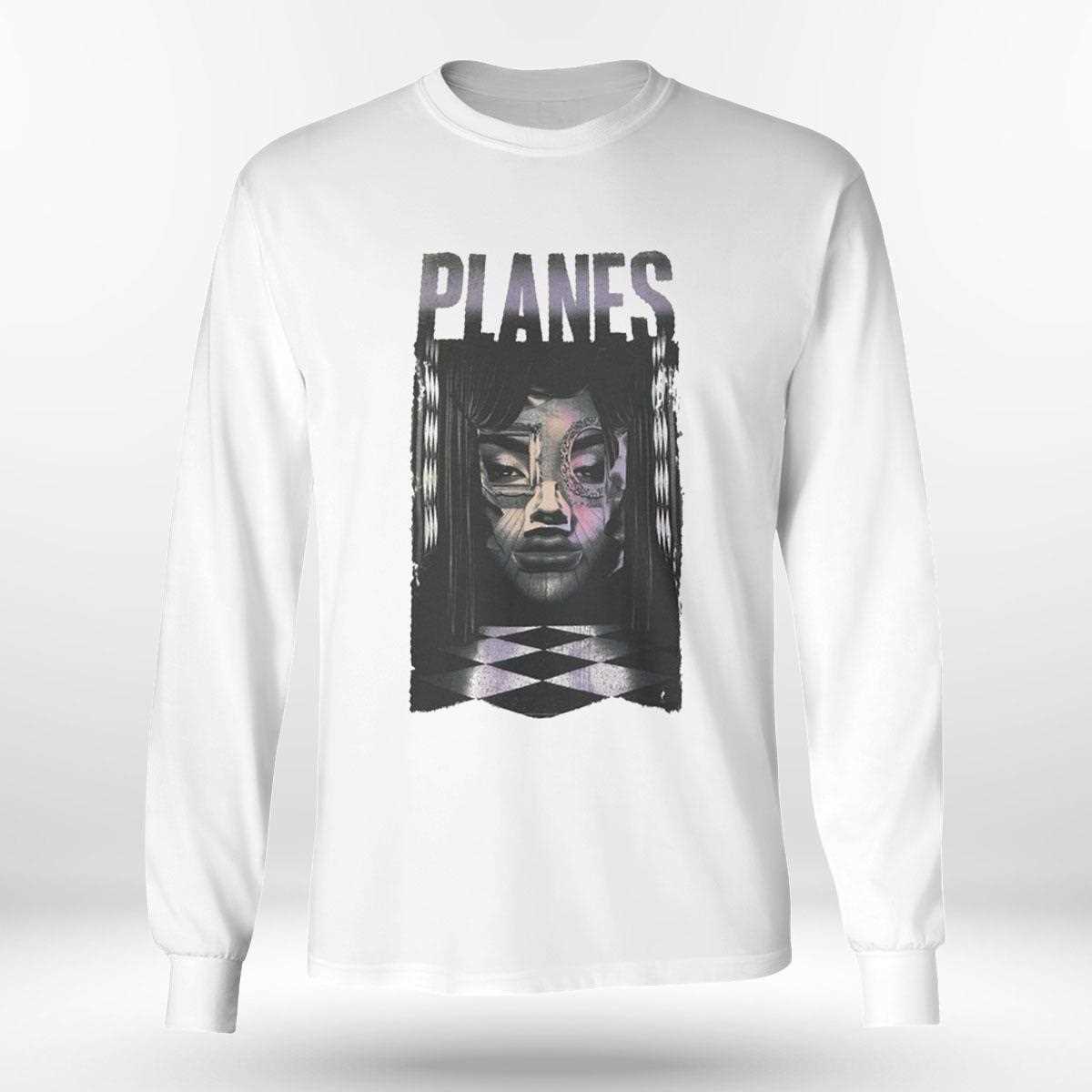 Paper Plane Surrealist Face Shirt Paper Plane Surrealist Face Shirt