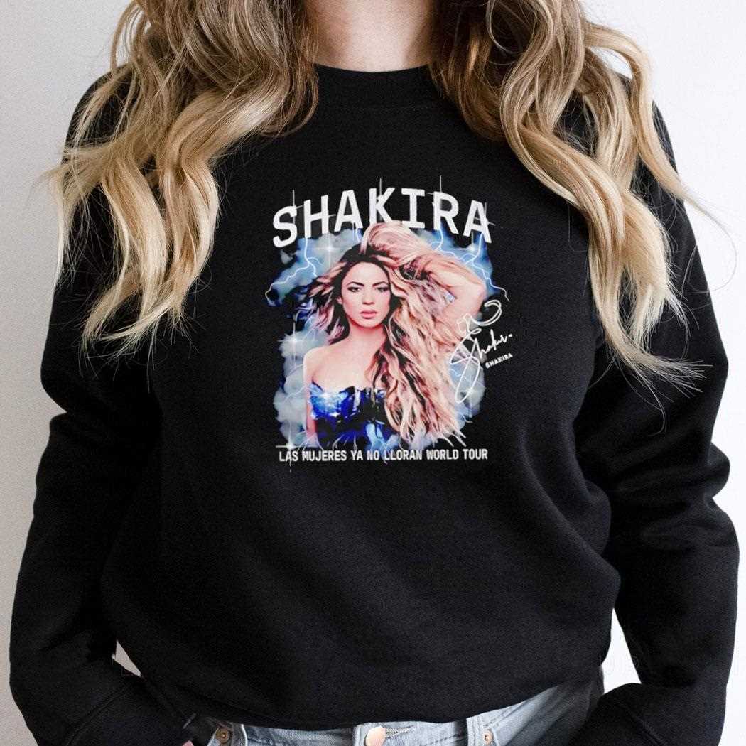 Shakira Las Mujeres Ya No Lloran World Tour Signature Shirt Shakira Las Mujeres Ya No Lloran World Tour Signature Shirt