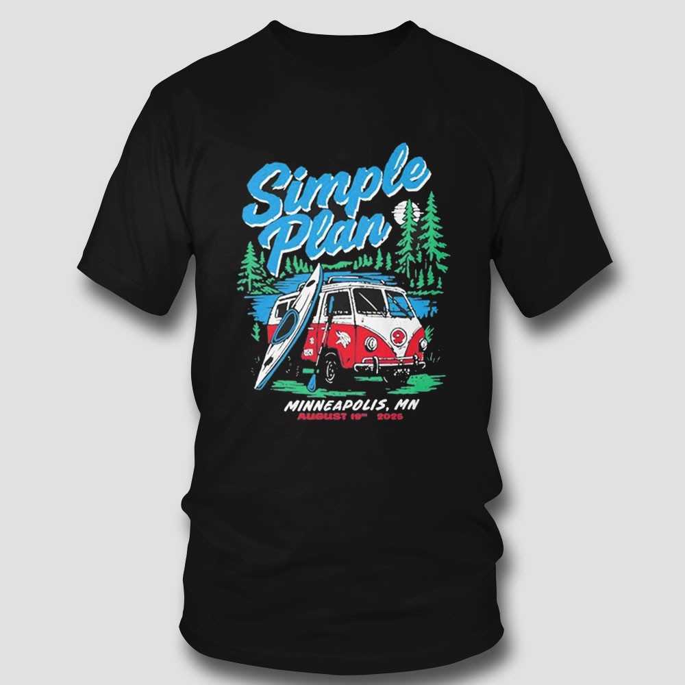 Simple Plan Tour Armory Minneapolis Mn Aug 19 2025 Shirt Simple Plan Tour Armory Minneapolis Mn Aug 19 2025 Shirt