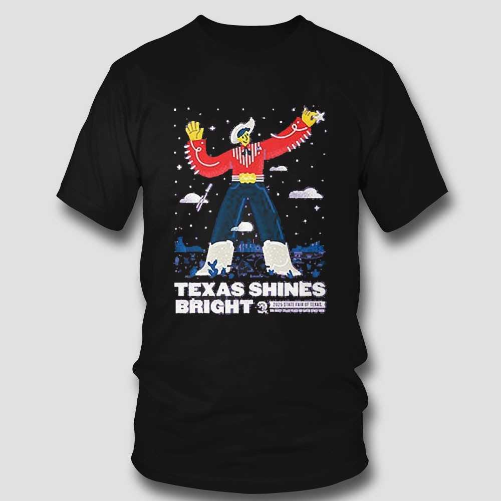 State Fair Of Texas 2025 Commemorative Art Texas Shines Bright Shirt State Fair Of Texas 2025 Commemorative Art Texas Shines Bright Shirt