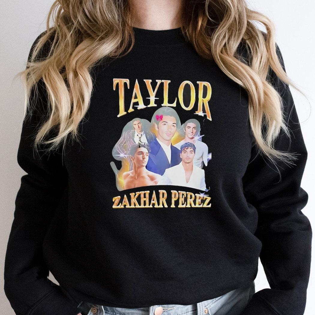 Taylor Zakhar Perez Red White And Royal Blue Shirt Taylor Zakhar Perez Red White And Royal Blue Shirt