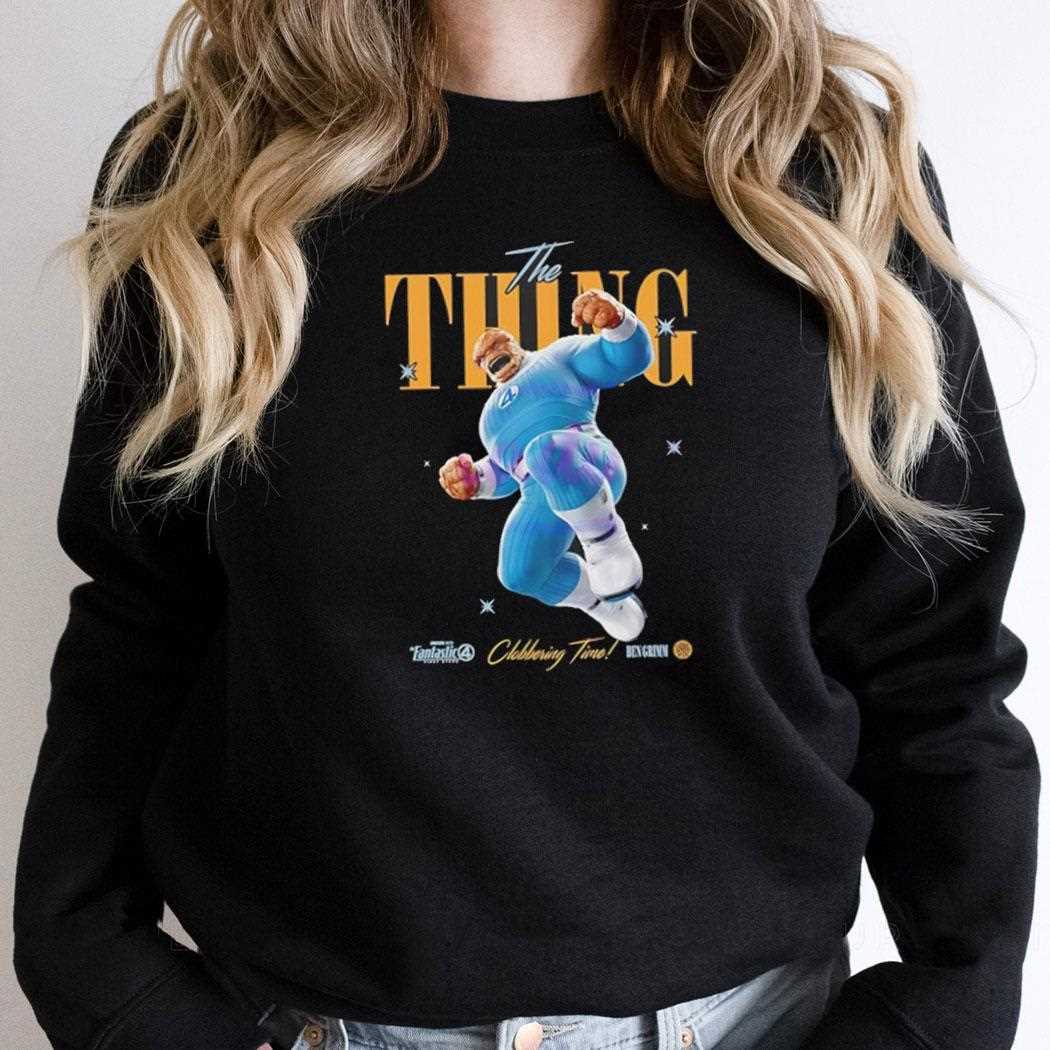 The Thing Ben Grimm Fantastic Four Clobberin Time Shirt The Thing Ben Grimm Fantastic Four Clobberin Time Shirt