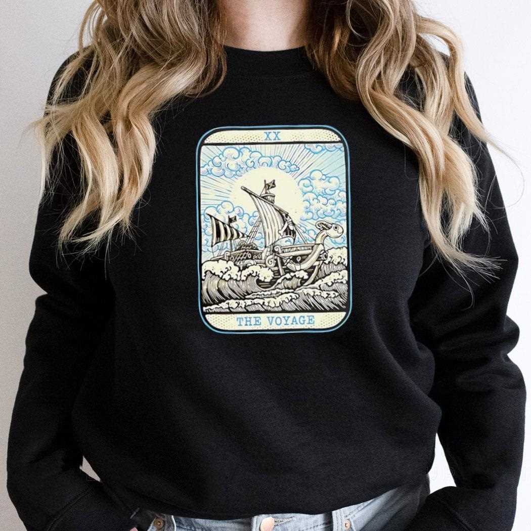 The Voyage The Going Merry Ship One Piece Tarot Card Shirt The Voyage The Going Merry Ship One Piece Tarot Card Shirt