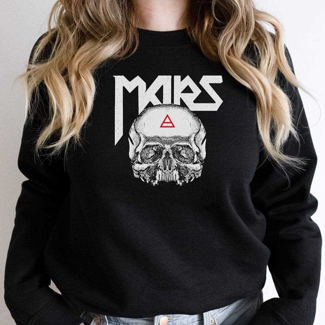 Thirty Seconds To Mars A Beautiful Lie 20th Anniversary Triad Skull Shirt Thirty Seconds To Mars A Beautiful Lie 20th Anniversary Triad Skull Shirt