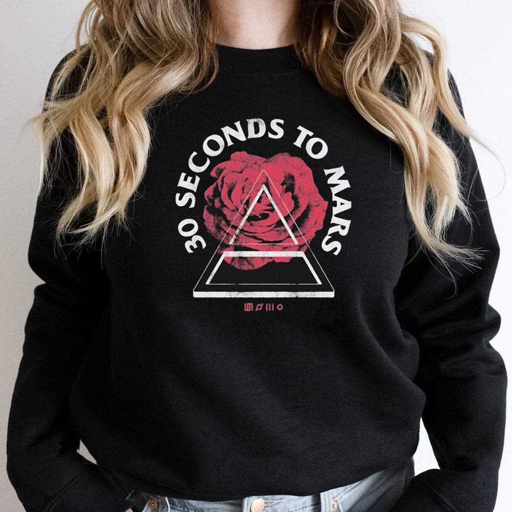 Thirty Seconds To Mars Triad Rose Shirt Thirty Seconds To Mars Triad Rose Shirt