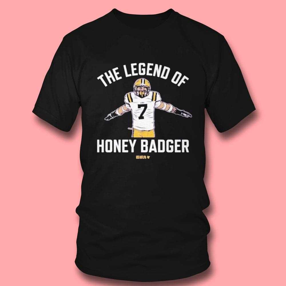 Tyrann Mathieu Legend Of Honey Badger Lsu Tigers Shirt Tyrann Mathieu Legend Of Honey Badger Lsu Tigers Shirt