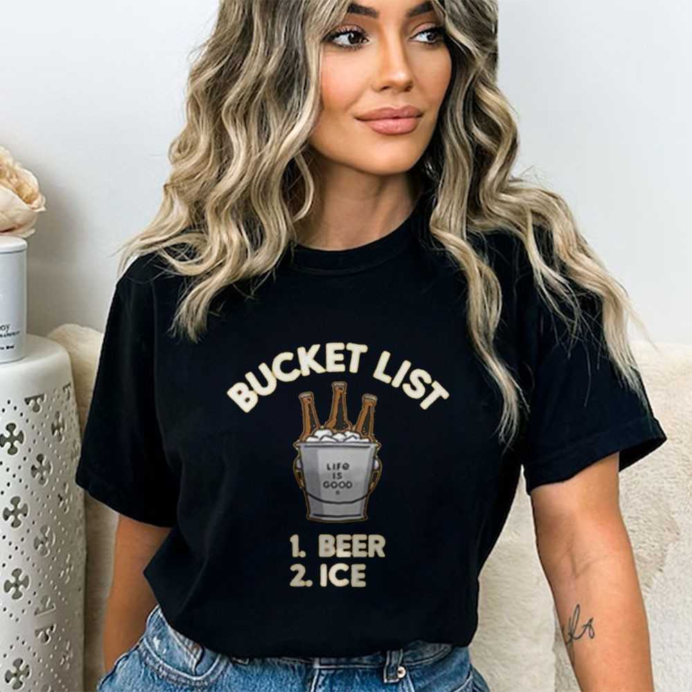 Life Is Good Bucket List Beer Ice Shirt Life Is Good Bucket List Beer Ice Shirt
