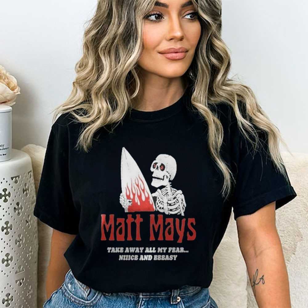 Matt Mays Take Away All My Fear Nice And Easy Skeleton Shirt Matt Mays Take Away All My Fear Nice And Easy Skeleton Shirt