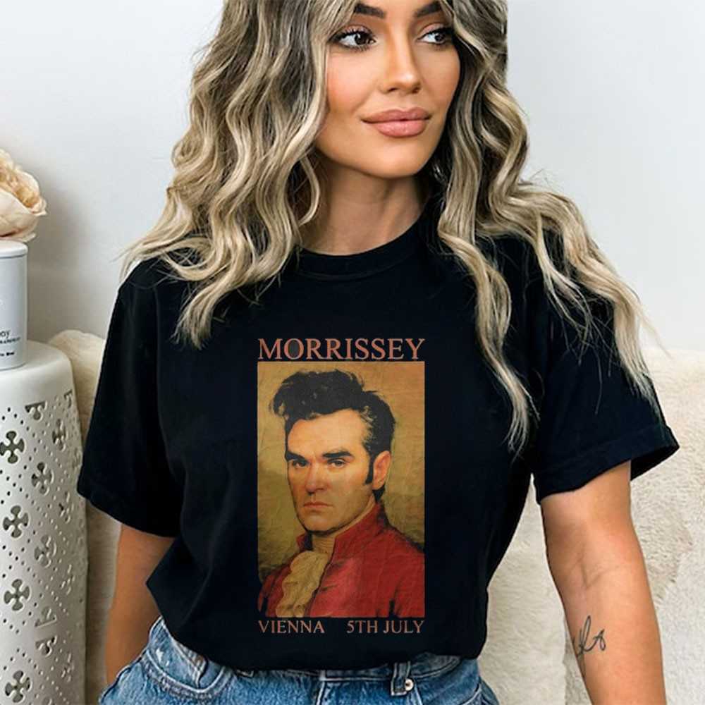 Morrissey Vienna 5th July 2025 Event Shirt Morrissey Vienna 5th July 2025 Event Shirt