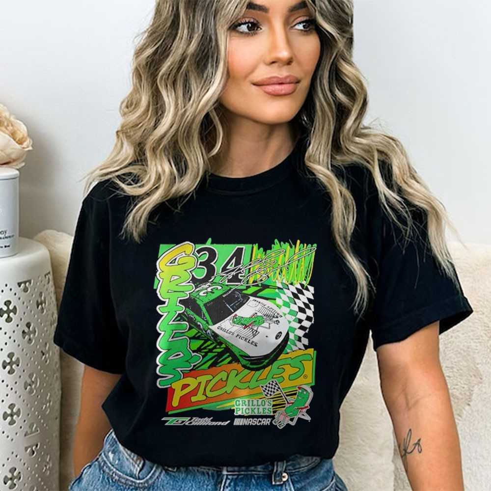 Todd Gilliland No 34 Ford Mustang Dark Horse For Front Row Motorsports Signature Shirt Todd Gilliland No 34 Ford Mustang Dark Horse For Front Row Motorsports Signature Shirt