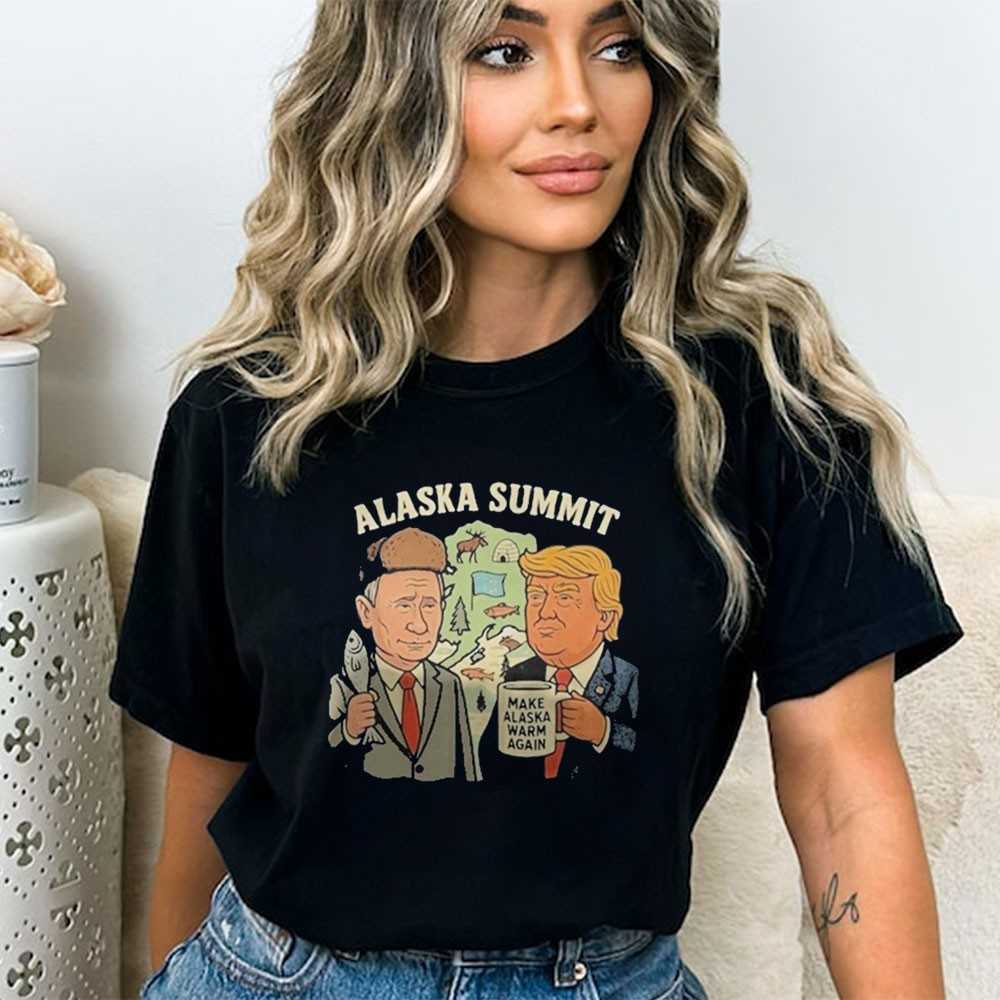Trump And Putin Alaska Summit Make Alaska Warm Again Shirt Trump And Putin Alaska Summit Make Alaska Warm Again Shirt