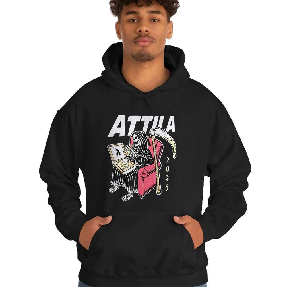 Attila Pizza Grim Reaper Sofa 2025 Shirt Attila Pizza Grim Reaper Sofa 2025 Shirt