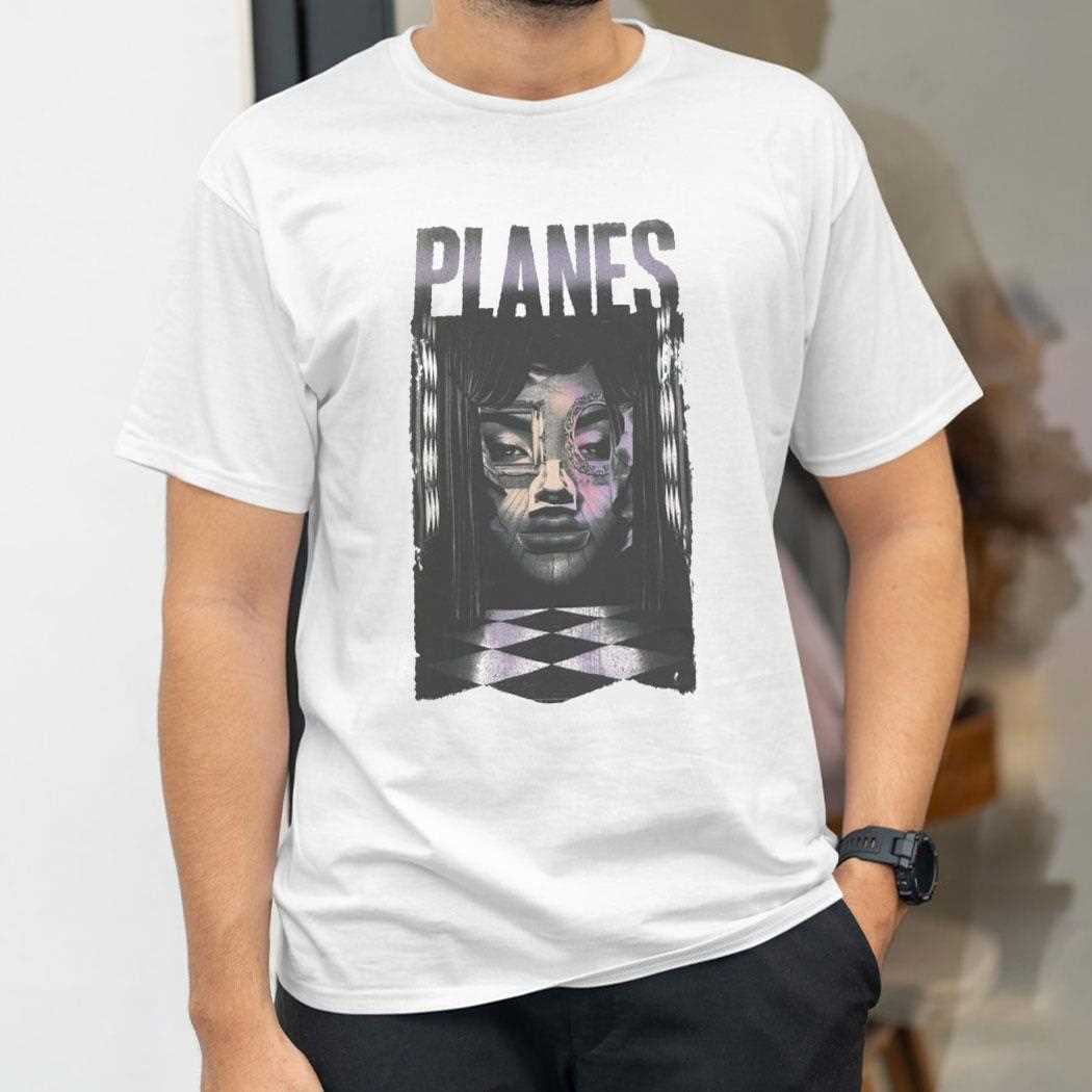 Paper Plane Surrealist Face Shirt Paper Plane Surrealist Face Shirt