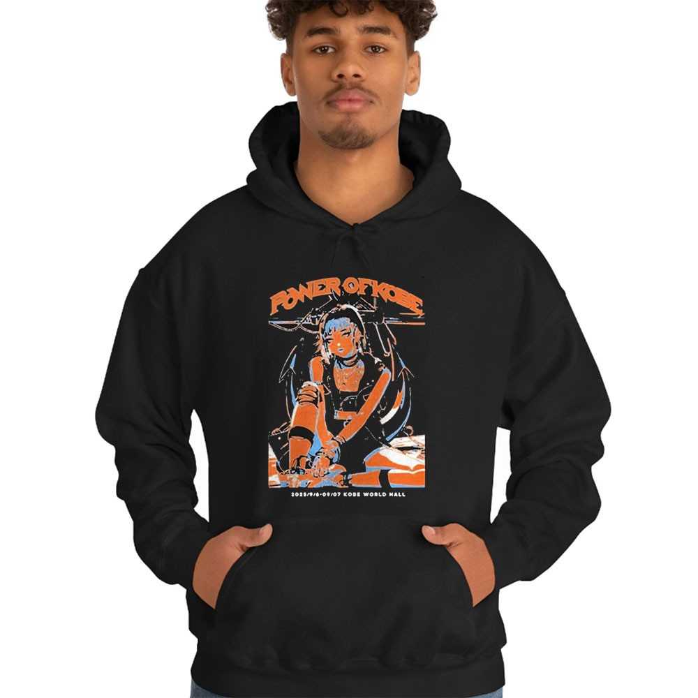 Power Of Kobe 2025 Event Dates With Anime Manga Character Style Punk Rock Shirt Power Of Kobe 2025 Event Dates With Anime Manga Character Style Punk Rock Shirt