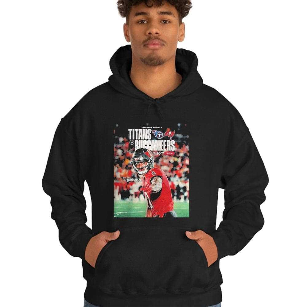 Tennessee Titans Vs Tampa Bay Buccaneers On August 9 2025 Nfl Preseason Matchup Shirt Tennessee Titans Vs Tampa Bay Buccaneers On August 9 2025 Nfl Preseason Matchup Shirt