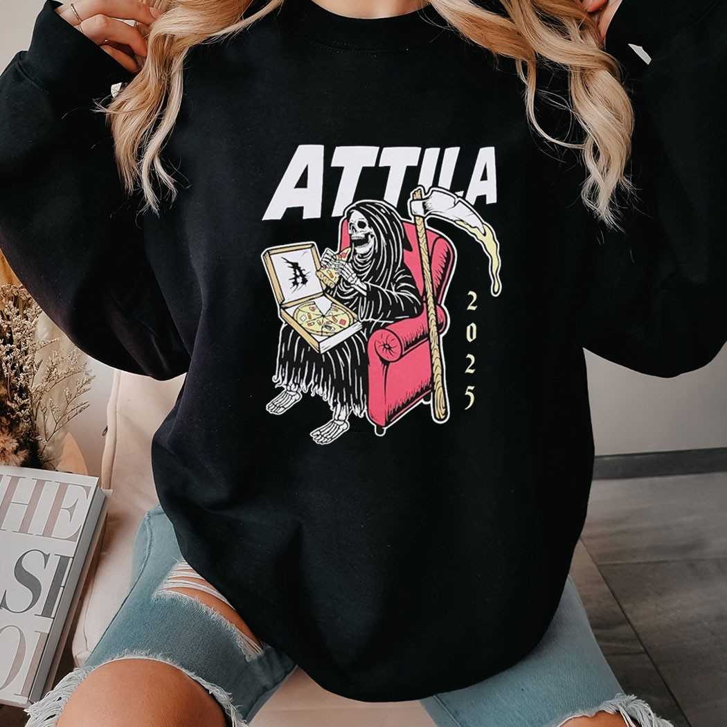 Attila Pizza Grim Reaper Sofa 2025 Shirt Attila Pizza Grim Reaper Sofa 2025 Shirt