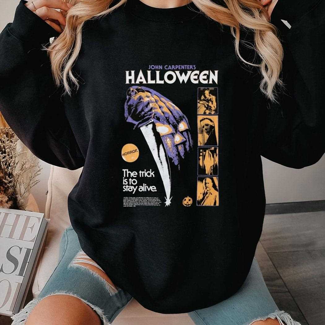 Halloween Stay Alive Tonal Shirt Halloween Stay Alive Tonal Shirt