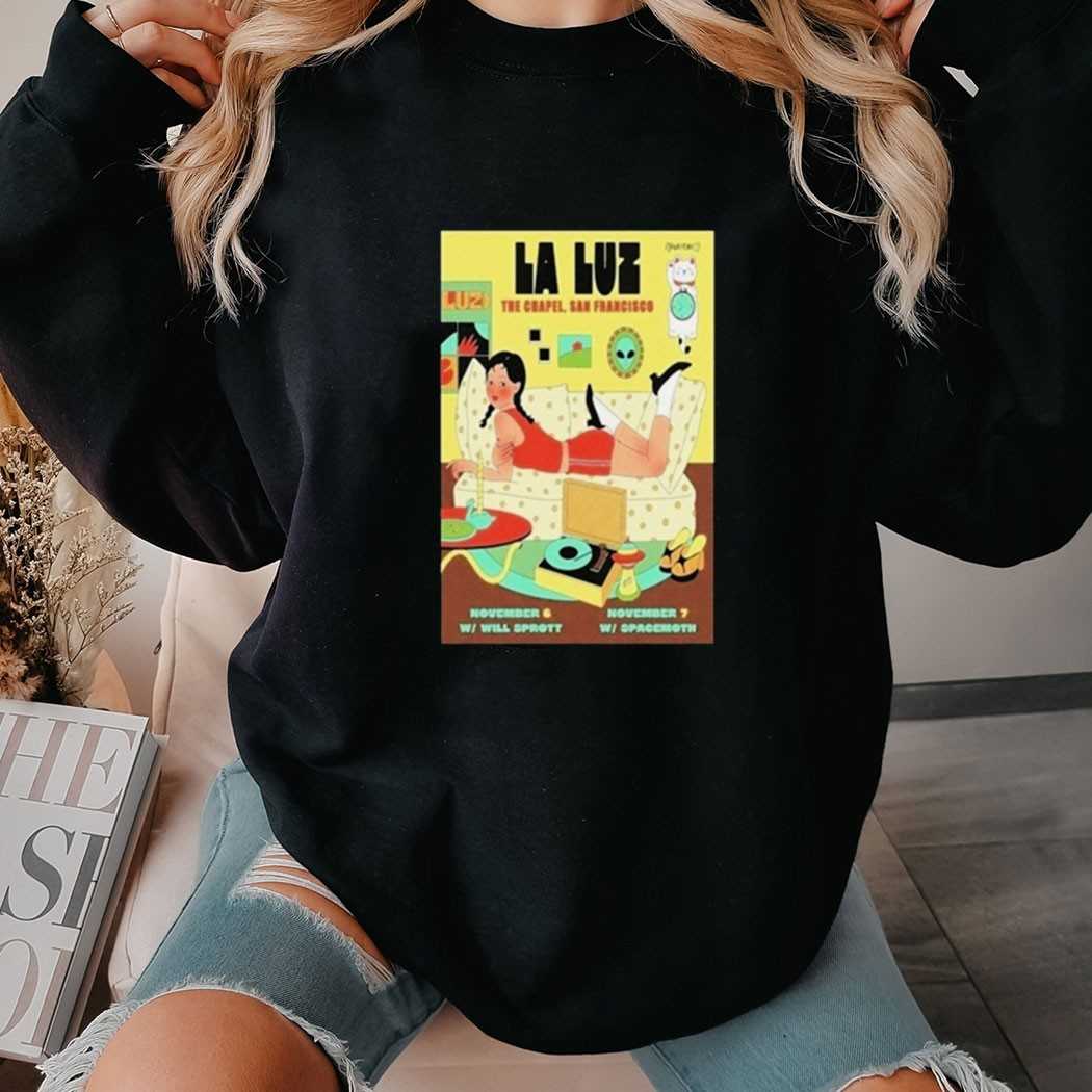 La Luz The Chapel San Francisco November 2025 Shirt La Luz The Chapel San Francisco November 2025 Shirt