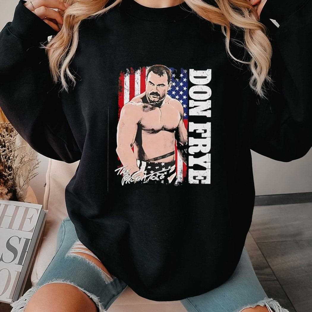 Patriotic Don Frye American Flag Shirt Patriotic Don Frye American Flag Shirt