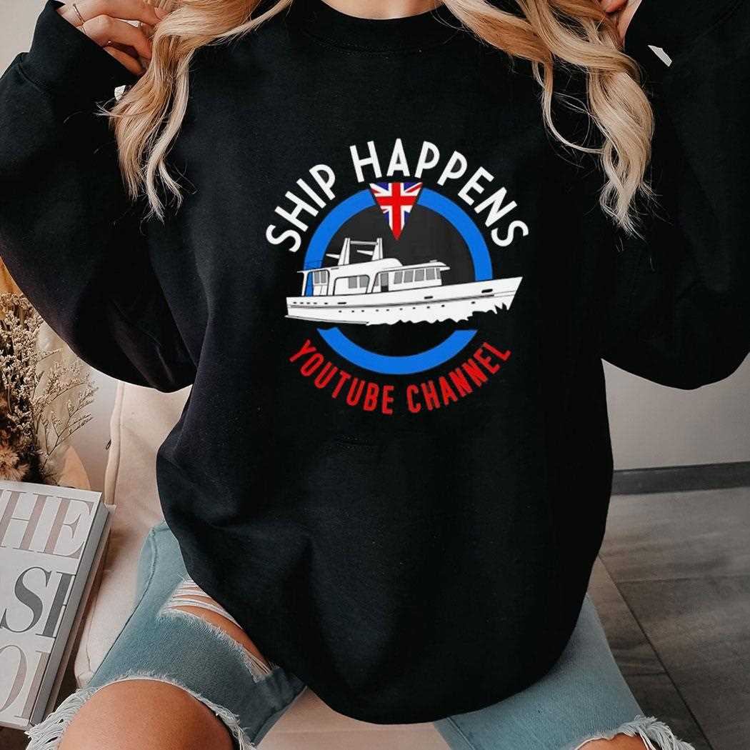 Ship Happens Youtube Channel Union Jack Shirt Ship Happens Youtube Channel Union Jack Shirt
