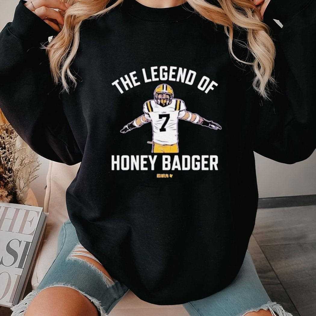 Tyrann Mathieu Legend Of Honey Badger Lsu Tigers Shirt Tyrann Mathieu Legend Of Honey Badger Lsu Tigers Shirt