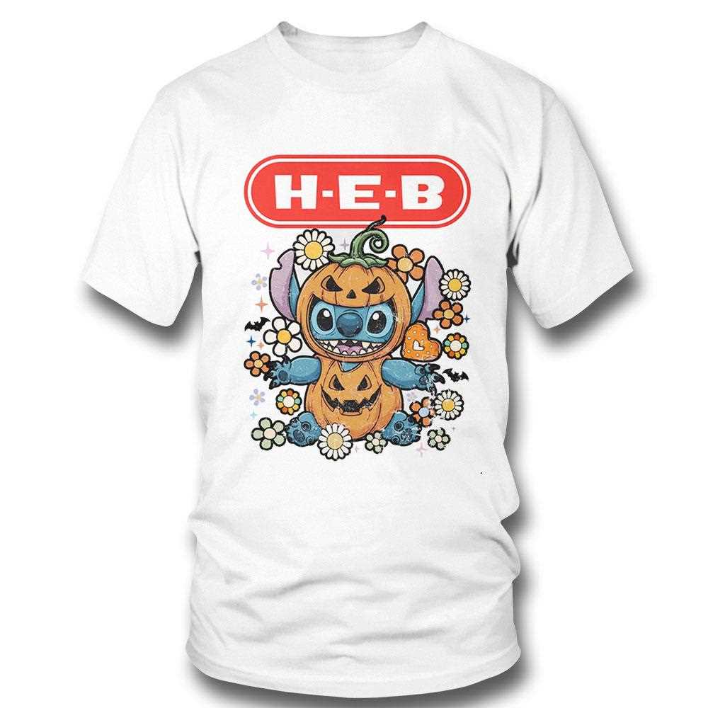 Family Dollar Stitch Pumpkin Halloween Tee