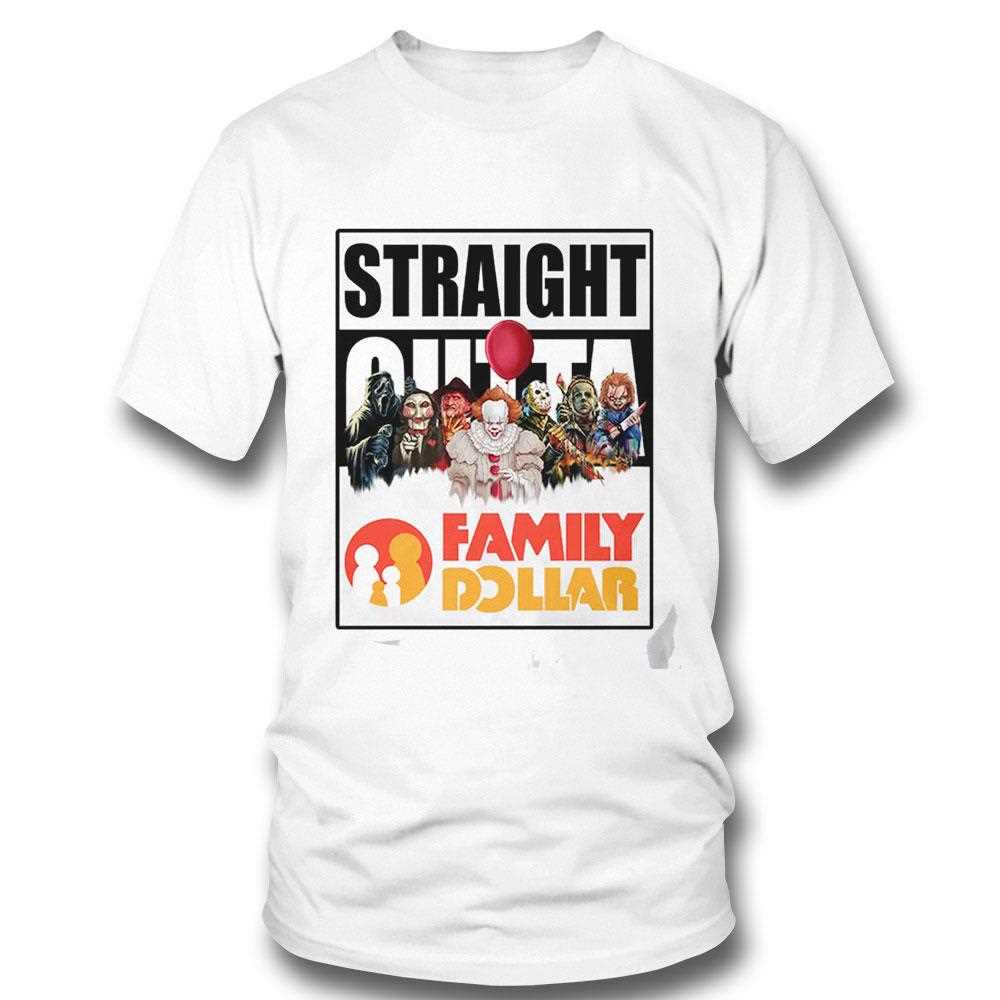 Straight Outta Dunkin Donuts Horror Crew Tee Straight Outta Dunkin Donuts Horror Crew Tee
