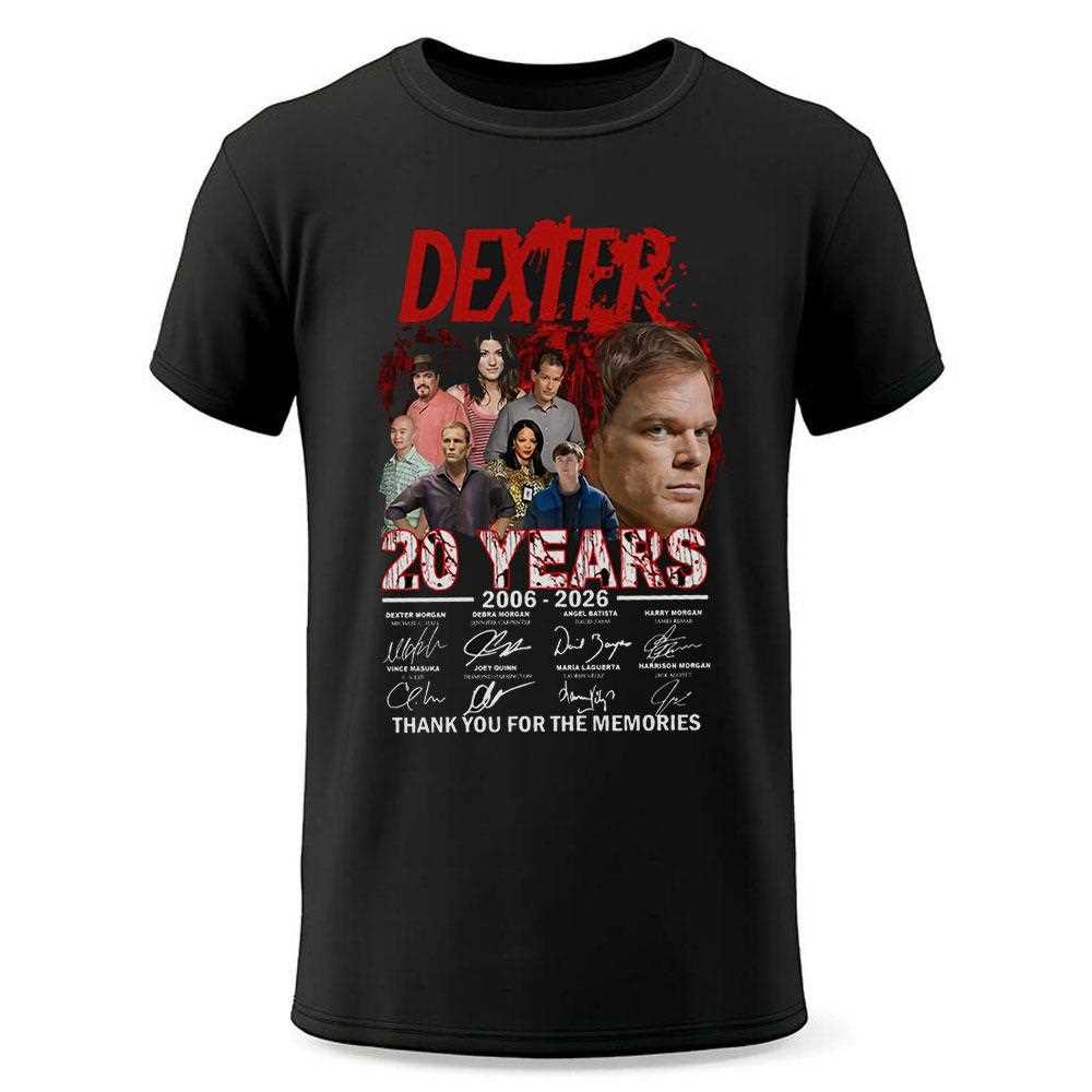 Dexter 20 Years 2006-2026 Commemorative Tee Dexter 20 Years 2006-2026 Commemorative Tee