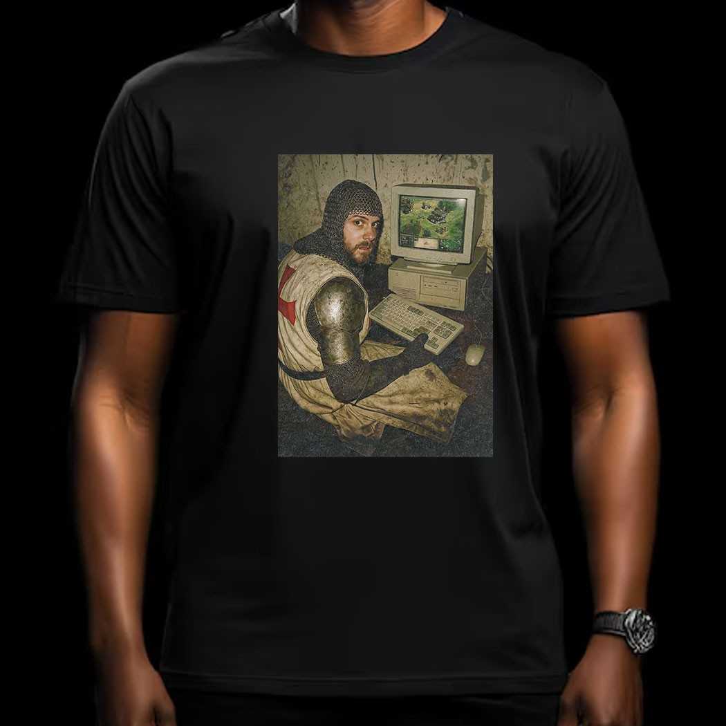 Michael Jackson Playing Moonwalker Video Game T-shirt