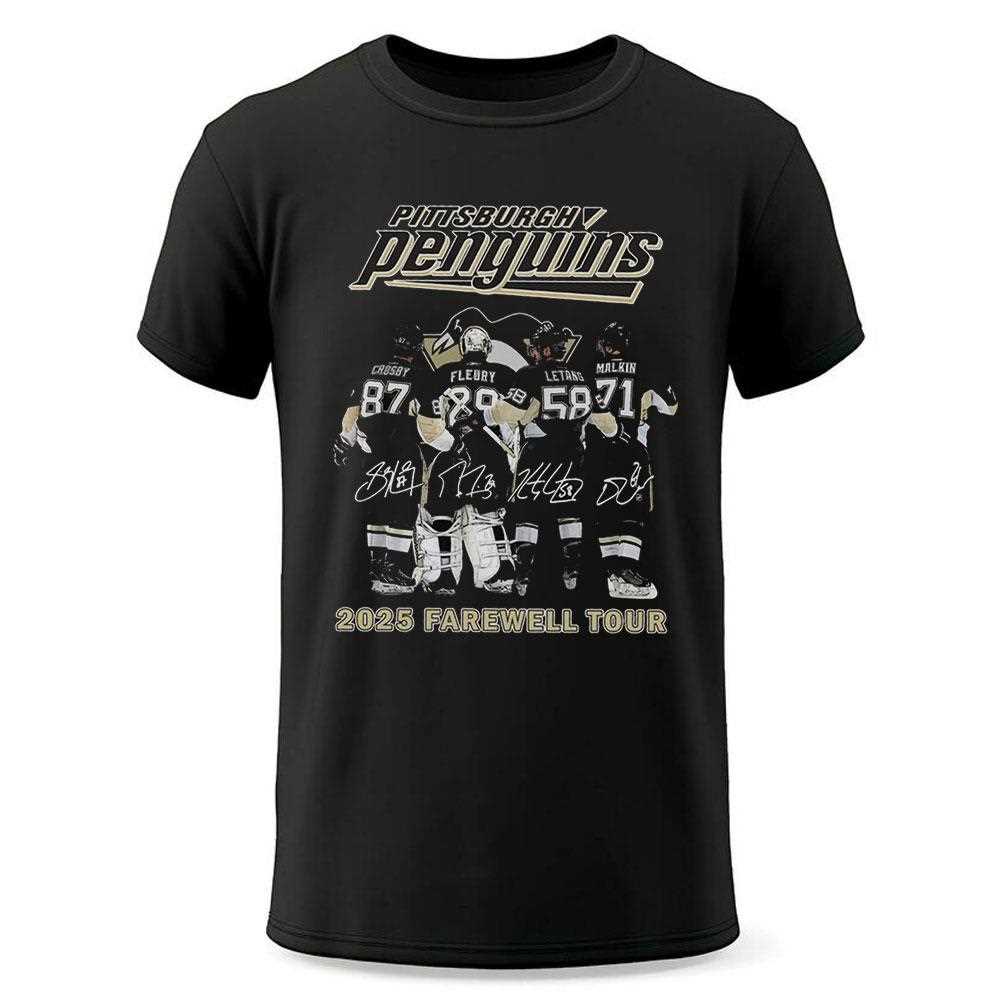 Pittsburgh Penguins 2025 Farewell Tour Legends Tee Pittsburgh Penguins 2025 Farewell Tour Legends Tee
