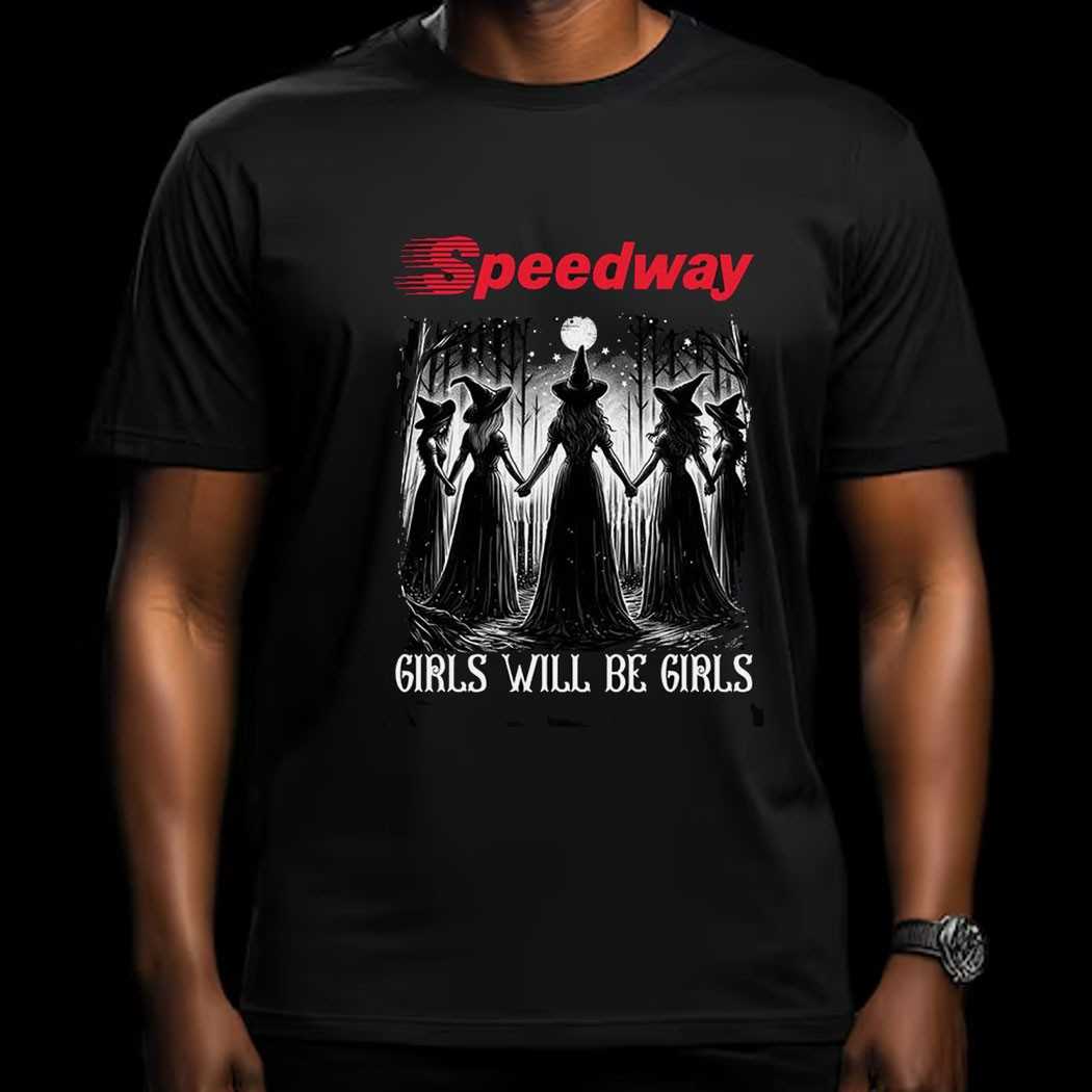 Stop & Shop Girls Will Be Girls Witch Halloween Shirt