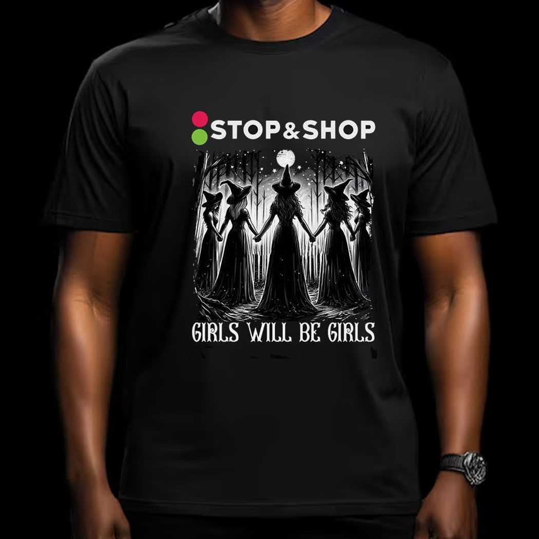 United States Postal Service Girls Will Be Girls Witch Halloween Shirt